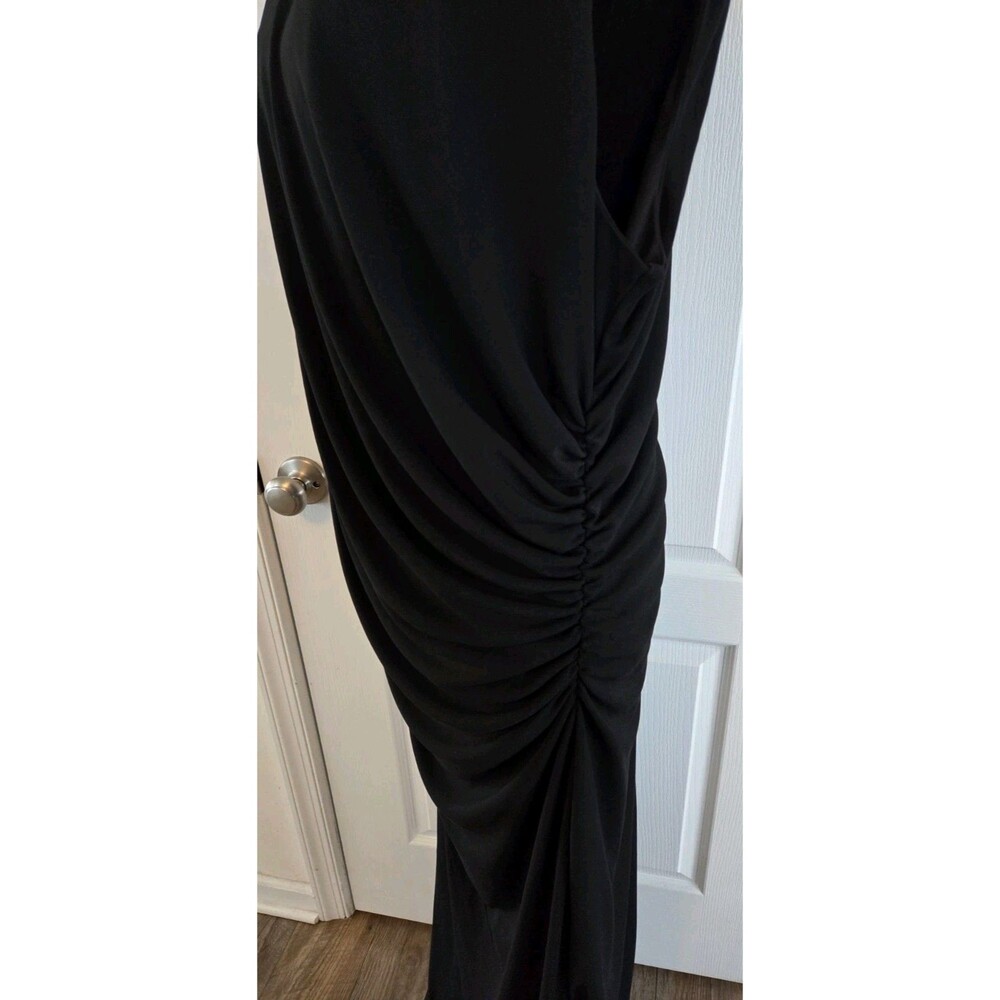 Torrid Studio Elegant Knit Ruched Formal/dressy Maxi Dress In Black, Size 16 - Picture 13 of 16